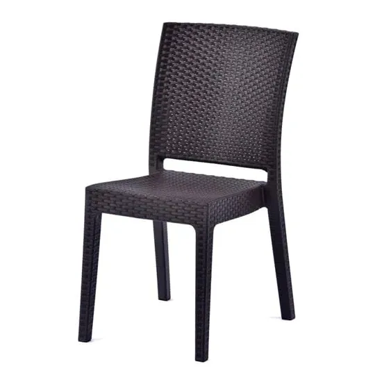 Mili Side Chair - Brown, Polypropylene