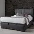 Milton Double Ottoman Bed with Storage - Slate, Fabric