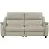 Milun 3-Seater Electric Recliner Sofa - Cloud, Leather