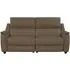 Milun 3-Seater Electric Recliner Sofa - Dark Taupe, Leather