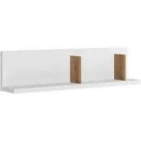 Minot Wall Shelf - Natural, Hickory Oak