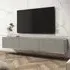 Minsk Floating TV Stand with 3 Doors - Grey