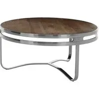 Mintaka Round Coffee Table - Natural, Pine Wood