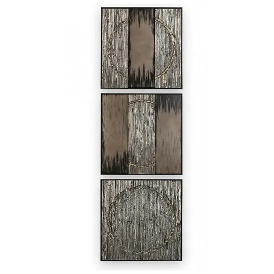 Miracle Square Wooden Wall Art - Graphite product