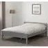 Misosa Double Bed Frame - Grey, Pine Wood