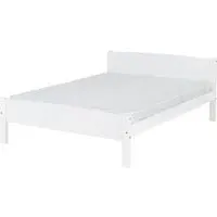 Misosa Double Bed Frame - White, Wood