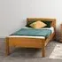Misosa Single Bed Frame - Antique Pine
