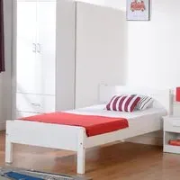 Misosa Single Bed Frame - White