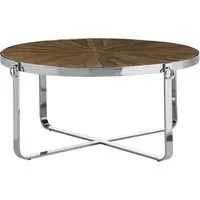 Mitrex Round Coffee Table - Natural, Elm Wood