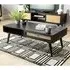 Mixco Coffee Table with Drawer - Black, Mango Wood