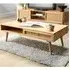 Mixco Coffee Table with Drawer - Natural, Mango Wood