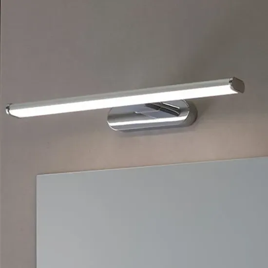Moda LED Frosted Shade Wall Light - Chrome image