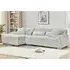 Modesto Right Hand Corner Sofa - Beige, Fabric