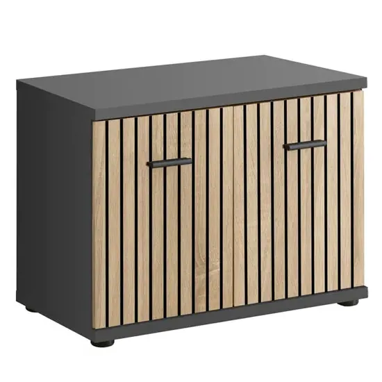 Moena Hallway Seating Bench with 2 Doors - Anthracite product