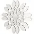Moketa Blossom Wall Mirror - Silver