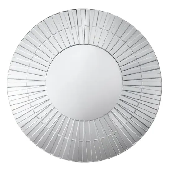 Moketa Flared Wall Mirror - Silver