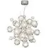 Molecule 12 Light Pendant with Chrome Balls