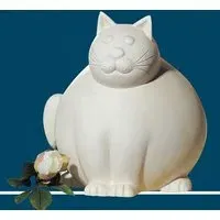 Moline Ceramics Cat Molli Sculpture - Cream