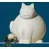 Moline Ceramics Cat Molli Sculpture - Cream