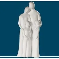 Moline Ceramics Family Harmony Sculpture - White