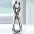 Moline Ceramics Francis Couple Look Of Love Sculpture - Silver