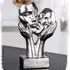 Moline Ceramics Kiss Sculpture - Silver