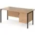 Moline Computer Desk with 3 Drawers - Beech