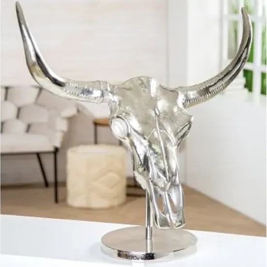 Moline Large Object Sculpture - Silver, Aluminium