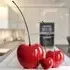 Moline Small Cherry Sculpture - Red, Ceramic