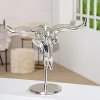 Moline Small Object Sculpture - Silver, Aluminium