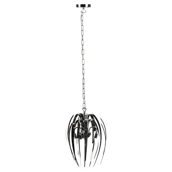 Mondelo 3 Light Tree Design Pendant Light - Chrome image