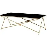 Monora Coffee Table - Black, Glass