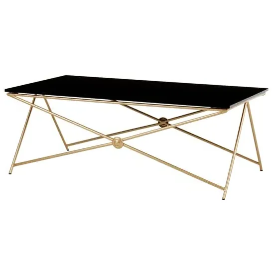 Monora Coffee Table - Black, Glass image
