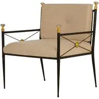 Monora Fabric Accent Chair - Brown