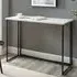 Monroe Laptop Desk with Y-Legs - White Marble Effect