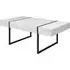 Montauk Coffee Table - White Marble Effect, MDF