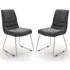 Montera Dining Chairs - Anthracite, Fabric