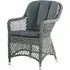 Monx Rattan Garden Armchair - Charcoal Grey