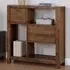 Monza Bookcase with 2 Drawers - Walnut