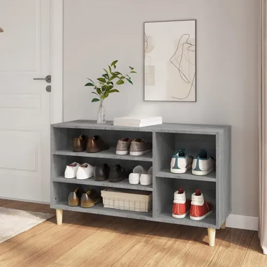 Monza Hallway Shoe Storage Rack - Grey Sonoma Oak product