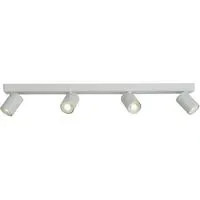 Moon 4 Light Steel Bar Spotlight - White