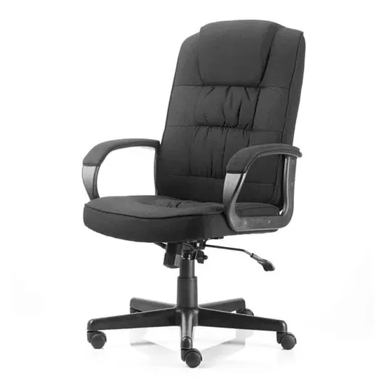 Moore Executive Office Chair with Arms - Black, Fabric image