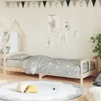 Moraira Single Bed Frame with Canopy - Natural, Pine