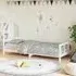 Moraira Single Bed Frame with Canopy - White, Pine