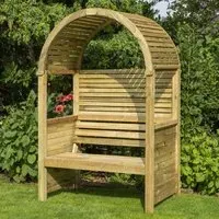 Morecambe Garden Arbour - Natural Wood