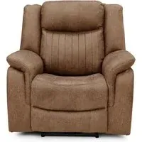 Morlix 1-Seater Reclining Sofa Manual - Tan, Fabric alternate view
