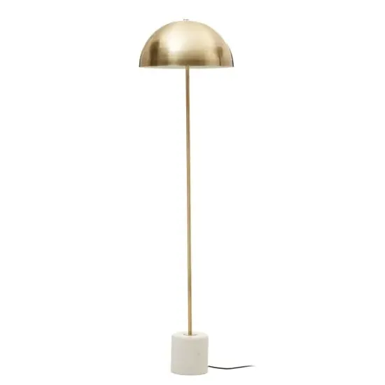 Moroni Floor Lamp - Gold, Marble