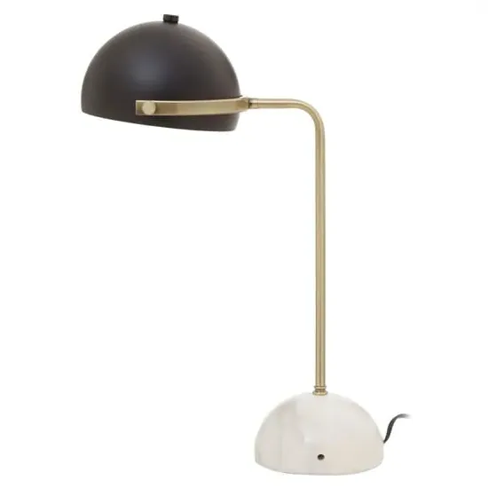 Moroni Table Lamp - Black, Marble image