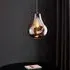 Morrison Blown Glass Pendant Ceiling Light - Chrome