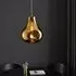Morrison Blown Glass Pendant Ceiling Light - Gold